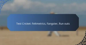 Test Cricket: Feltmetrics, Fangster, Run outs