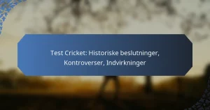 Test Cricket: Historiske beslutninger, Kontroverser, Indvirkninger