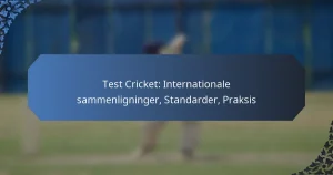 Test Cricket: Internationale sammenligninger, Standarder, Praksis