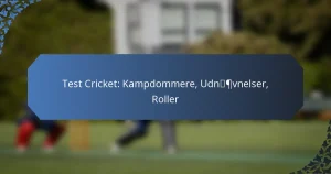 Test Cricket: Kampdommere, Udnævnelser, Roller