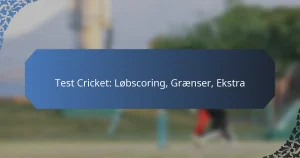 Test Cricket: Løbscoring, Grænser, Ekstra