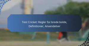 Test Cricket: Regler for brede bolde, Definitioner, Anvendelser