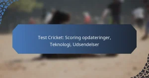 Test Cricket: Scoring opdateringer, Teknologi, Udsendelser
