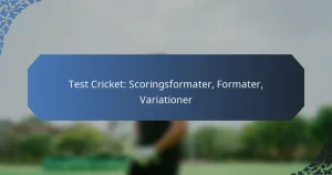 Test Cricket: Scoringsformater, Formater, Variationer