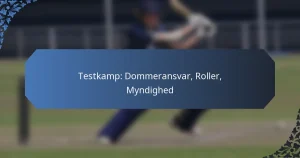 Testkamp: Dommeransvar, Roller, Myndighed